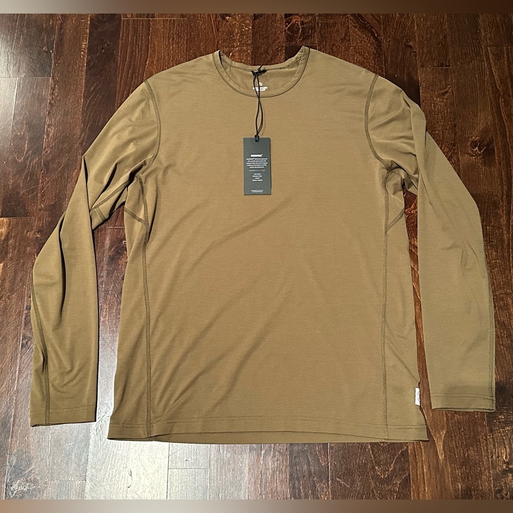 Reigning Champ Deltapeak 90 LS Training Shirt (Moss / Large)